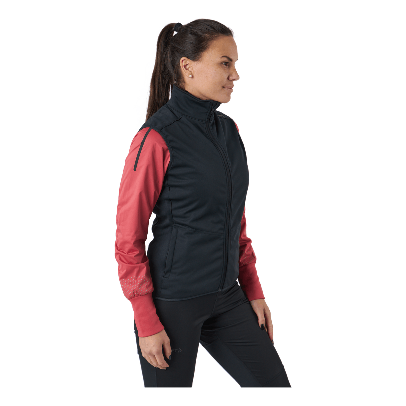 Warm Vest W Black