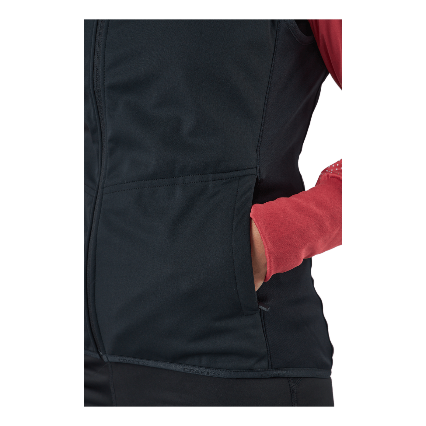 Warm Vest W Black