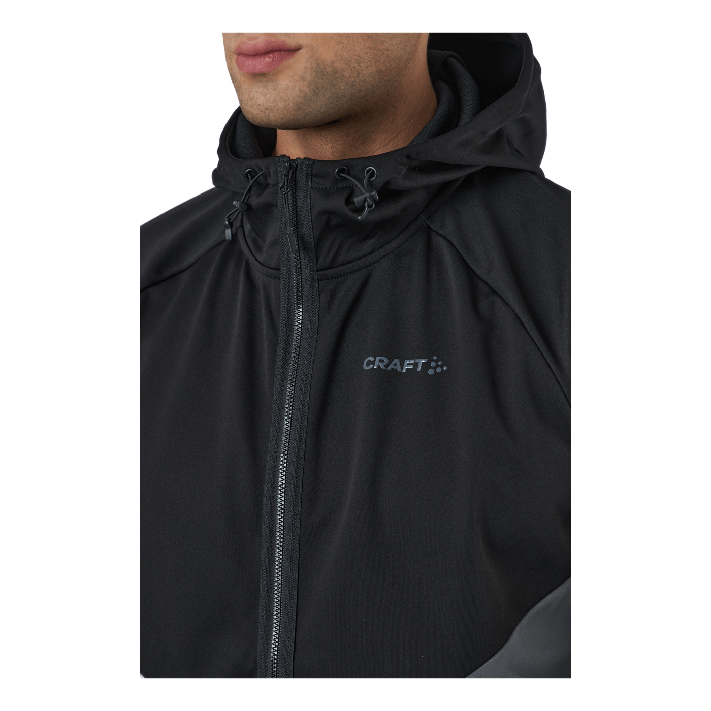 Glide Hood Jkt M Black-granite