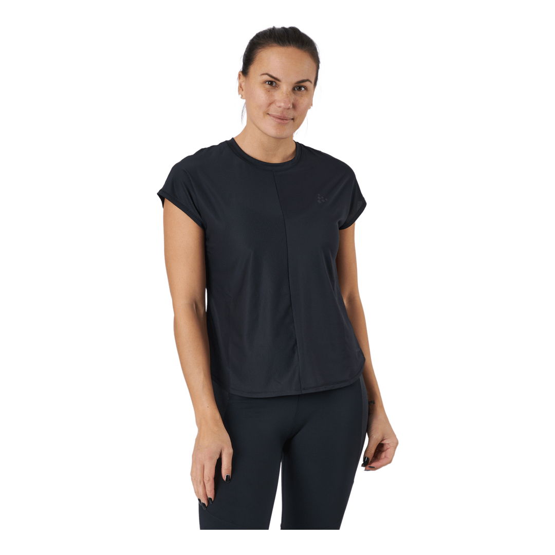 Core Charge Rib Tee W Black