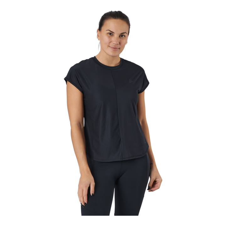 Core Charge Rib Tee W Black