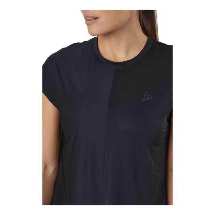 Core Charge Rib Tee W Black