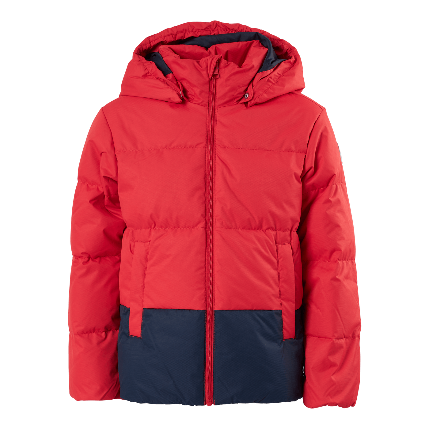Down jacket Teisko Tomato red