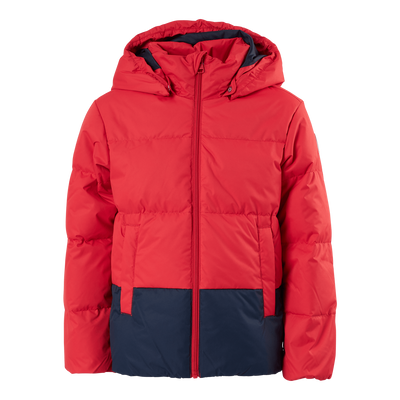Down jacket Teisko Tomato red