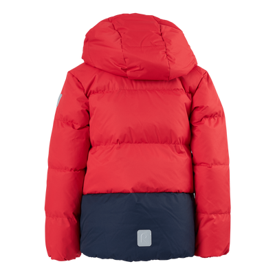 Down jacket Teisko Tomato red