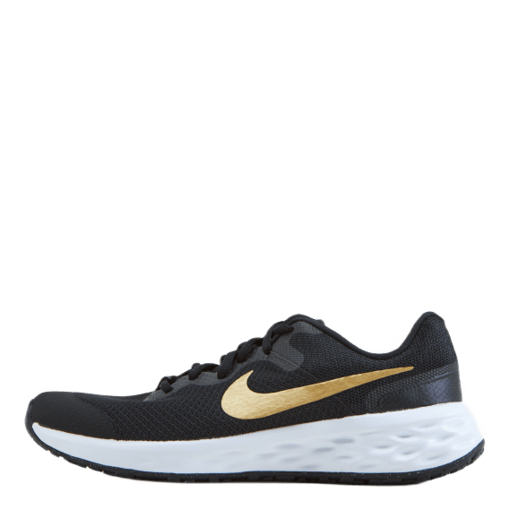 Revolution 6 Big Kids' Running Black/metallic Gold-white