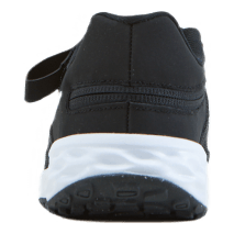 Revolution 6 FlyEase Little Kids' Shoe BLACK/WHITE-DK SMOKE GREY