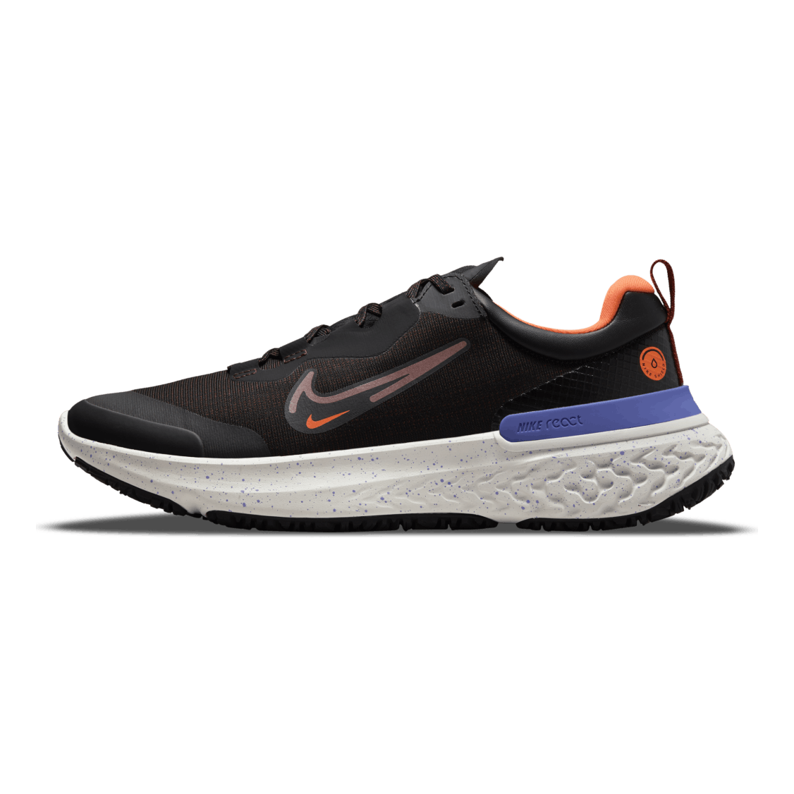 React Miler 2 Shield Men's Run Black/redstone-total Orange-in