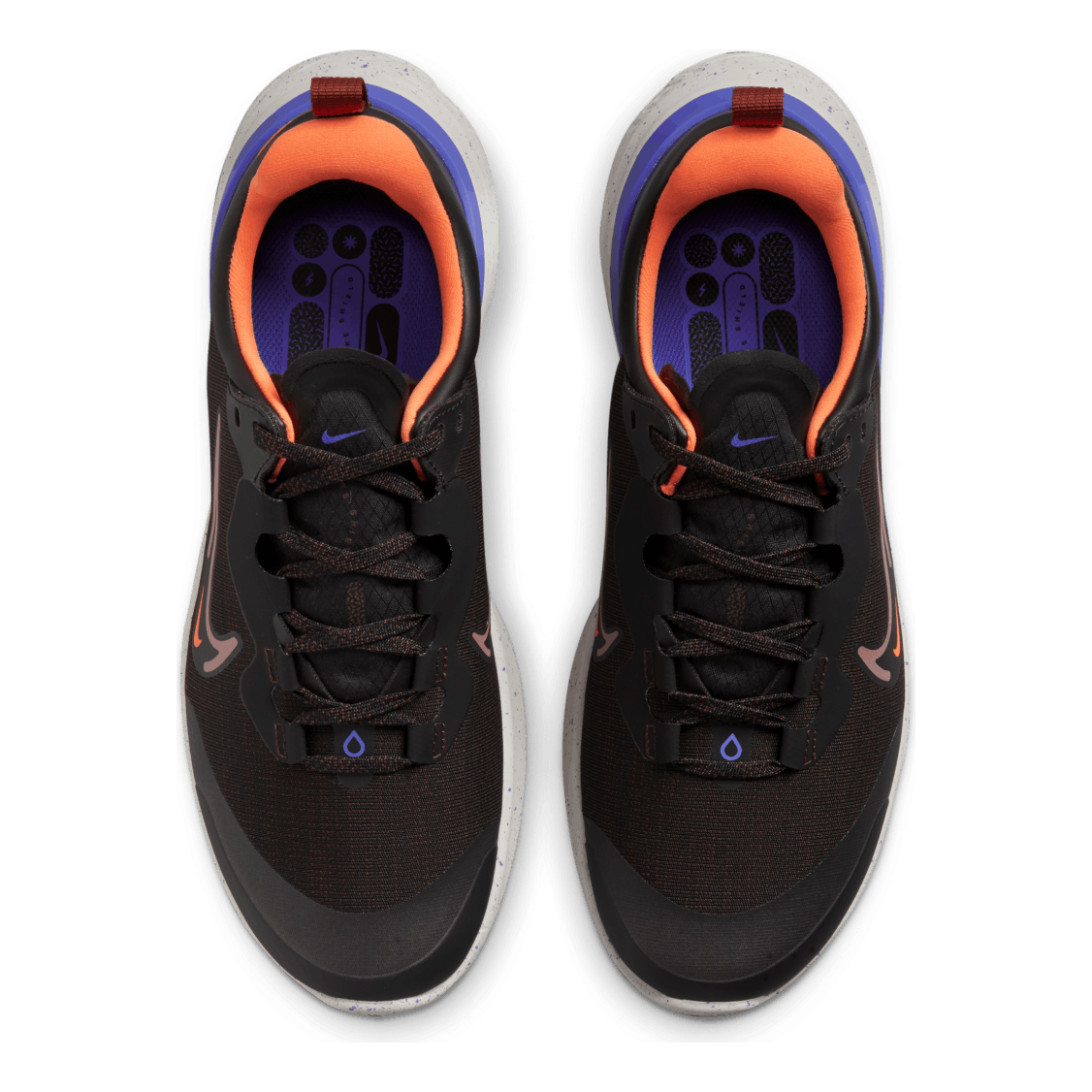 React Miler 2 Shield Men's Run Black/redstone-total Orange-in