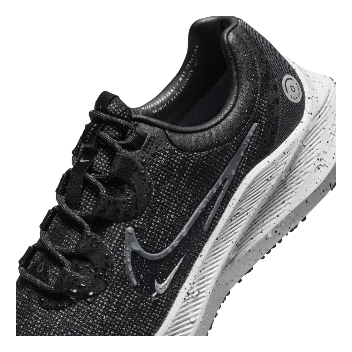 Winflo 8 Shield Men's Running  Black/iron Grey-metallic Silve