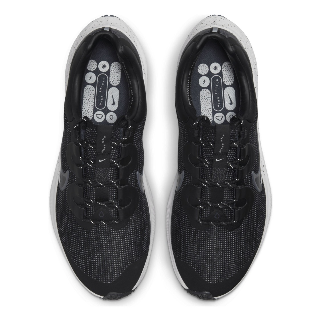 Winflo 8 Shield Men's Running  Black/iron Grey-metallic Silve