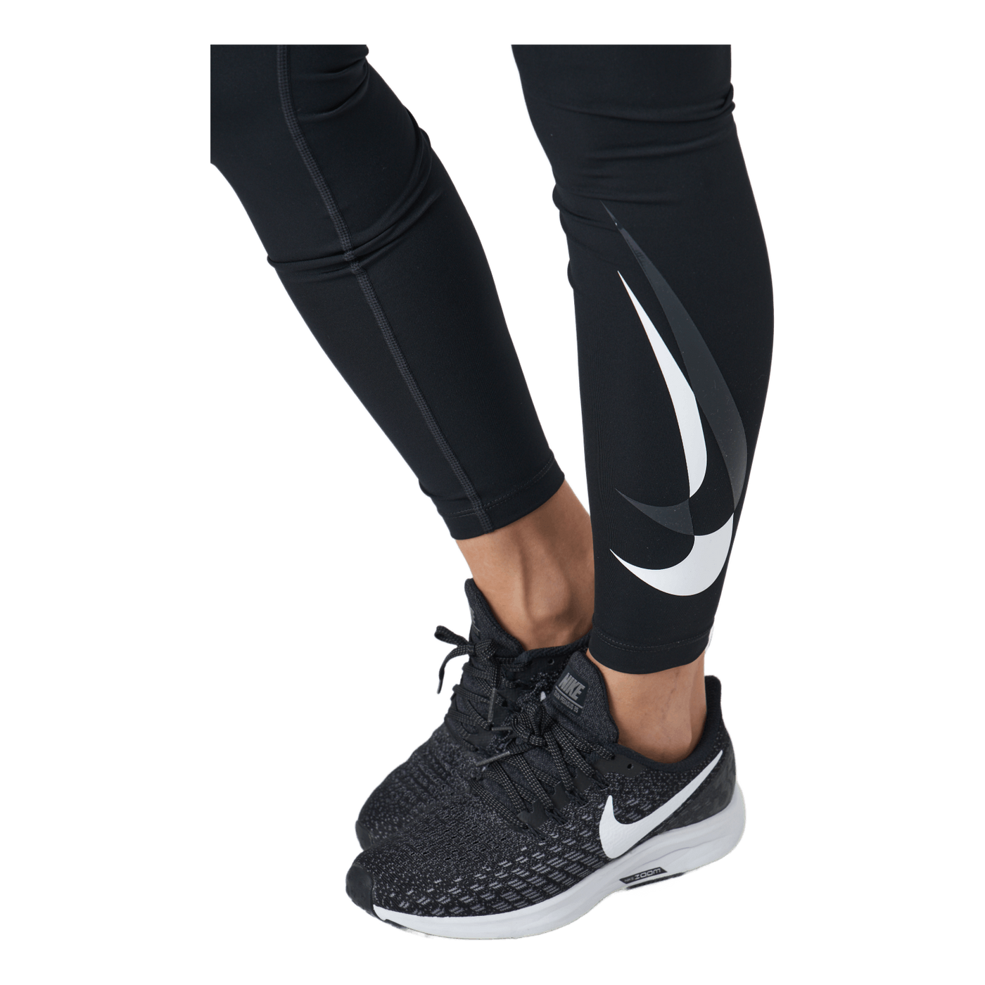 Dri-fit Swoosh Run Women's 7/8 Black/white