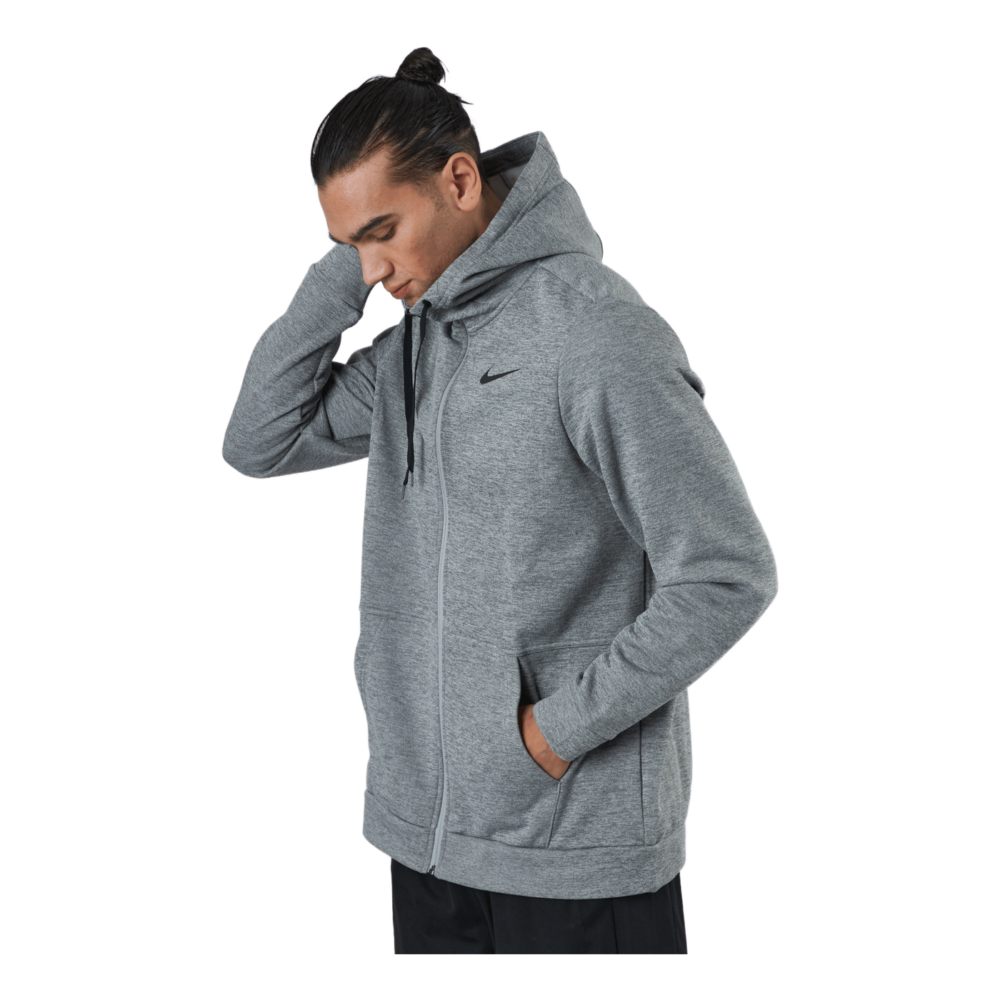 Therma Men's Full-zip Training Dk Grey Heather/black