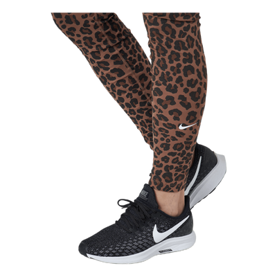 Dri-fit One Women's Mid-rise P Archaeo Brown/white