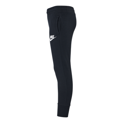 Sportswear Club Big Kids' (Girls') French Terry Pants BLACK/WHITE