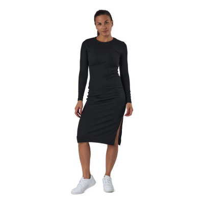 Quinn Rib Dress Black