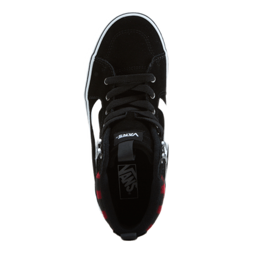 Yt Filmore Hi Vansguard (suede) Black/red Plaid