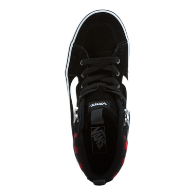 Yt Filmore Hi Vansguard (suede) Black/red Plaid