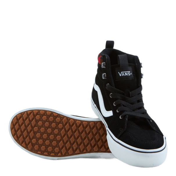 Yt Filmore Hi Vansguard (suede) Black/red Plaid