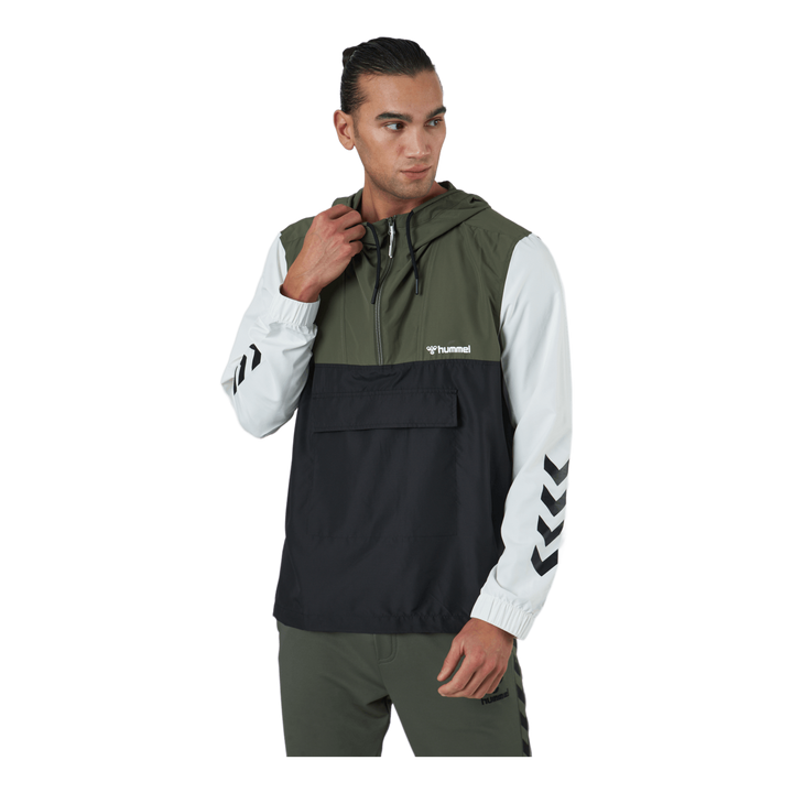 Hmlaton Half Zip Jacket Beetle