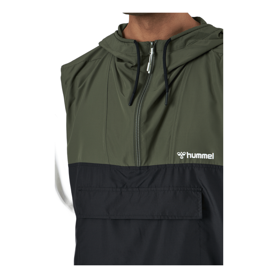 Hmlaton Half Zip Jacket Beetle