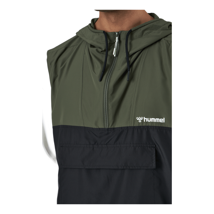 Hmlaton Half Zip Jacket Beetle