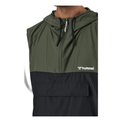 Hmlaton Half Zip Jacket Beetle