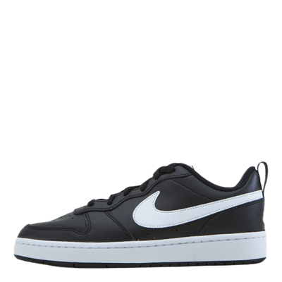 Court Borough Low 2 Big Kids' Shoes BLACK/WHITE