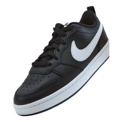 Court Borough Low 2 Big Kids' Shoes BLACK/WHITE