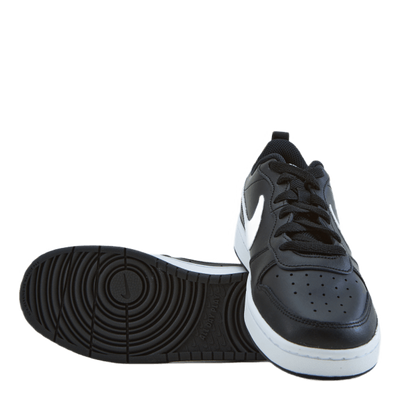 Court Borough Low 2 Big Kids' Shoes BLACK/WHITE