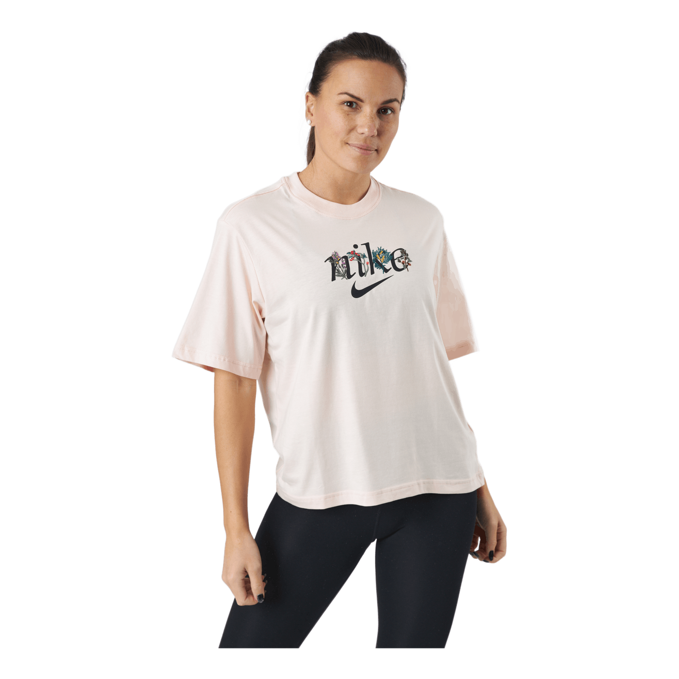 Nike Sportswear Women's T-shir Orange Pearl