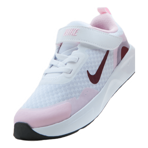 Wearallday Baby/toddler Shoe White/dark Beetroot-pink Foam