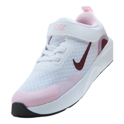 Wearallday Baby/toddler Shoe White/dark Beetroot-pink Foam