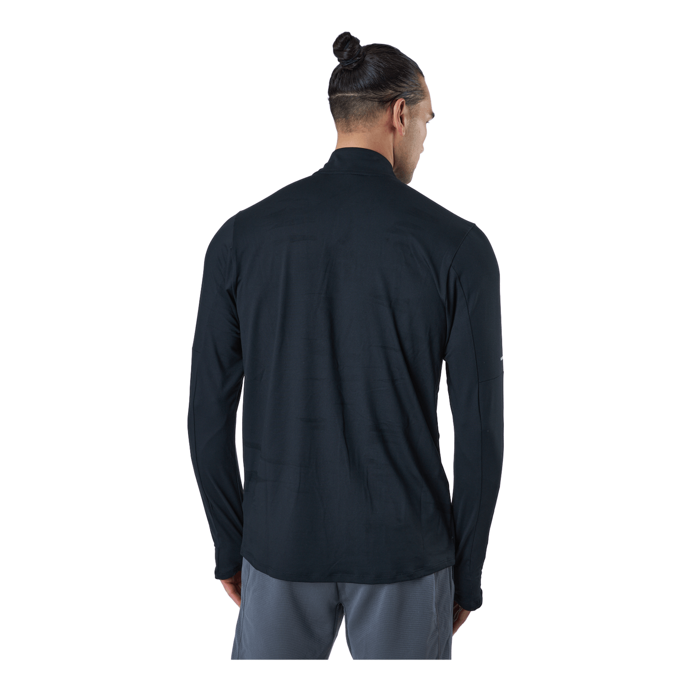 Dri-FIT Element Men's 1/4-Zip Running Top BLACK/REFLECTIVE SILV
