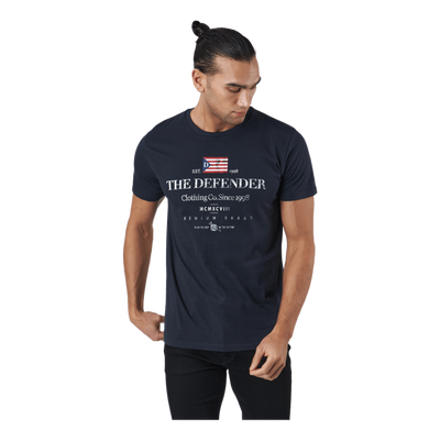 The Defender Clean Tee Navy