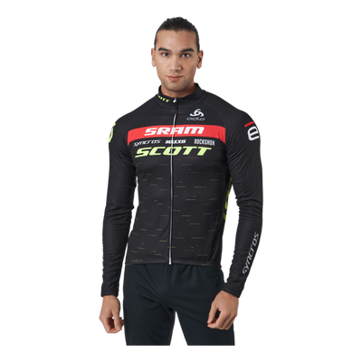 Stand-up Collar Longsleeve Ful Black