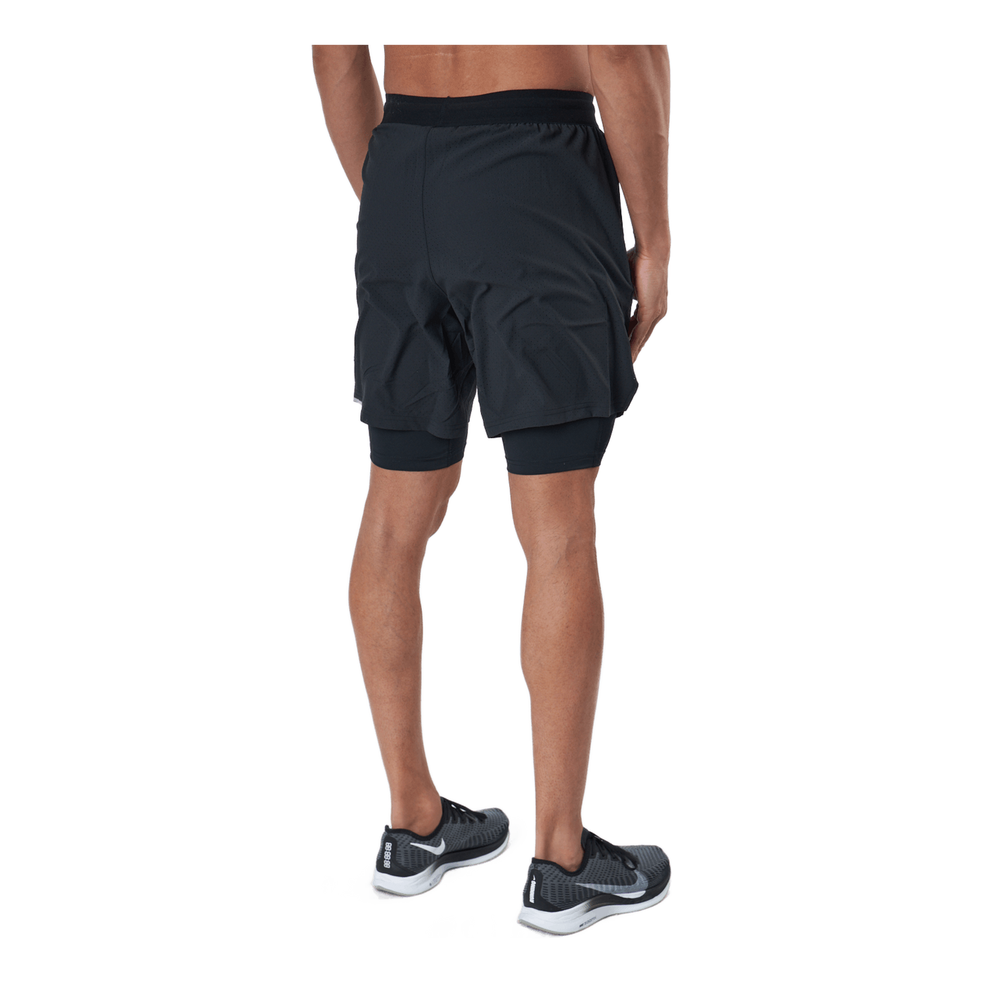 Aero 2-in-1 7 Inch Shorts Black/silver Reflective