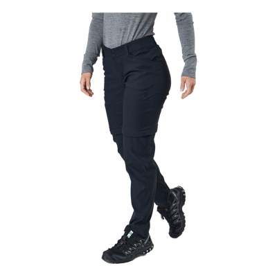 W Iconiq Zip Off Pants Black