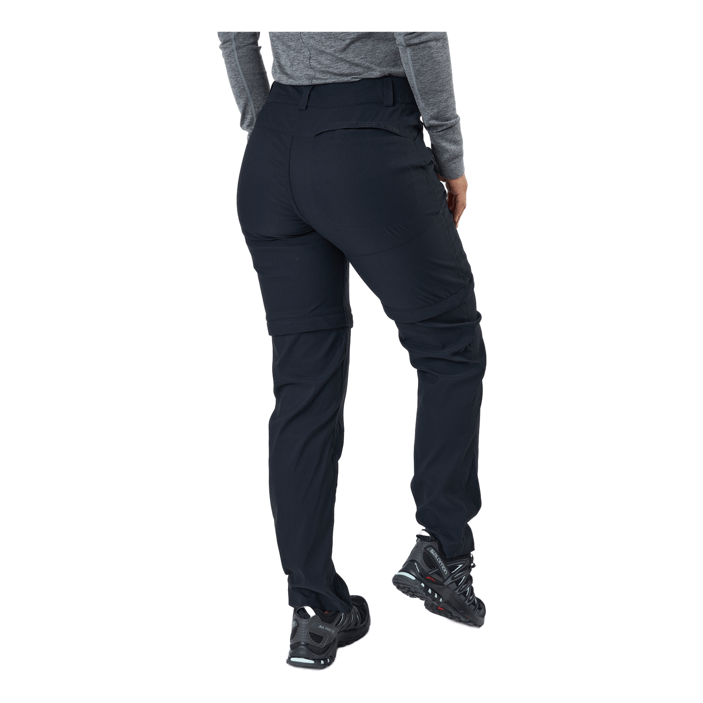 W Iconiq Zip Off Pants Black