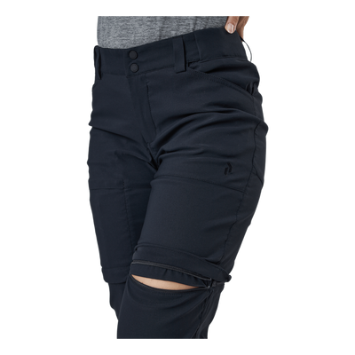 W Iconiq Zip Off Pants Black