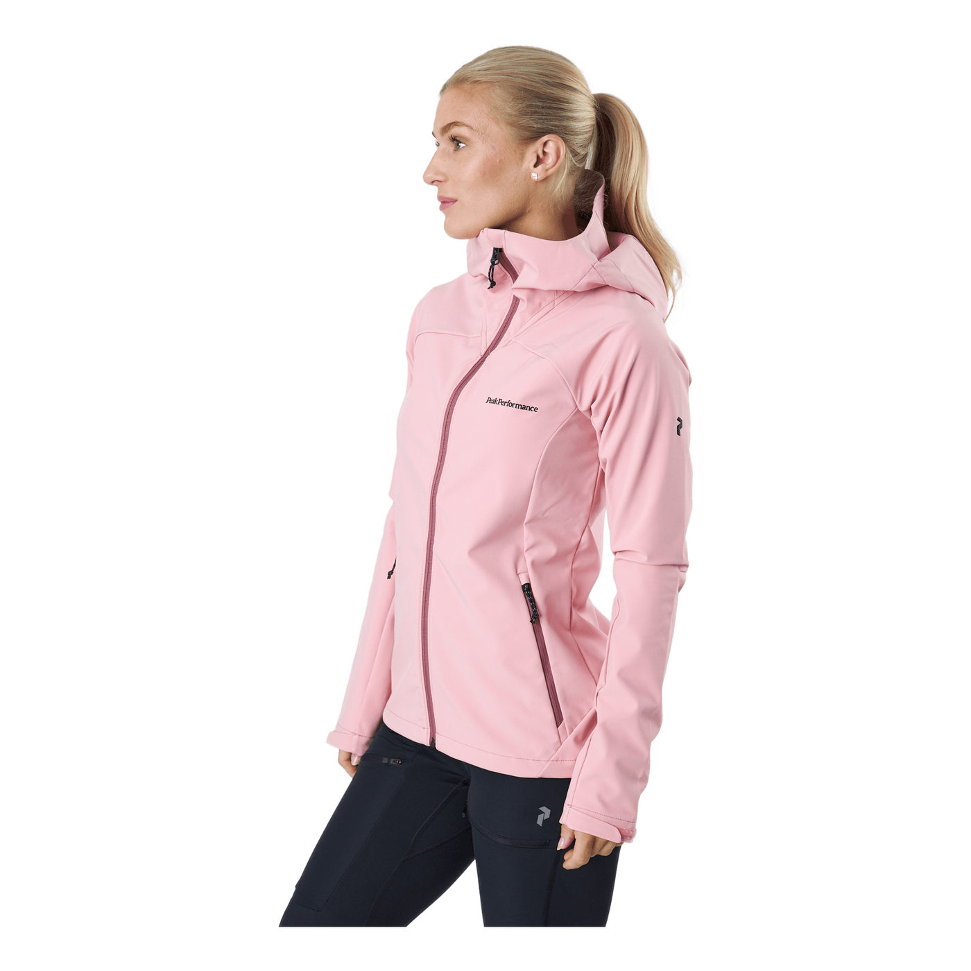 W Explore Hood Jacket Warm Blush