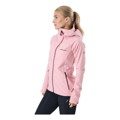 W Explore Hood Jacket Warm Blush