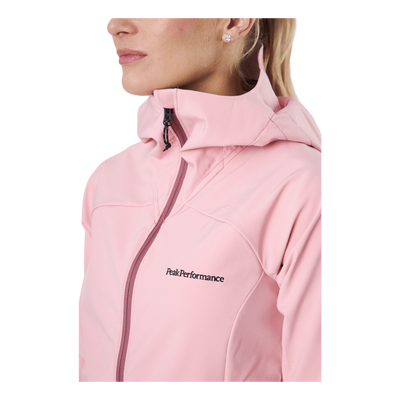 W Explore Hood Jacket Warm Blush