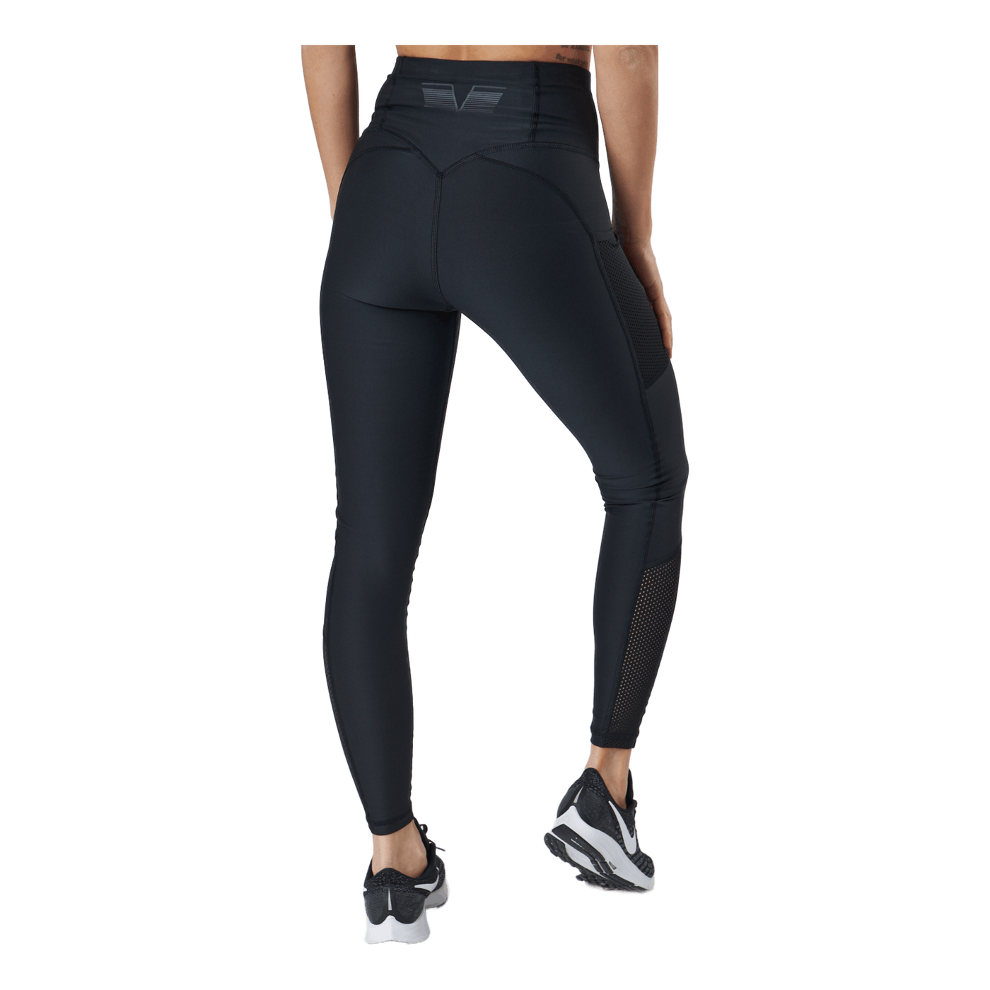 Mesh Pocket Leggings Black