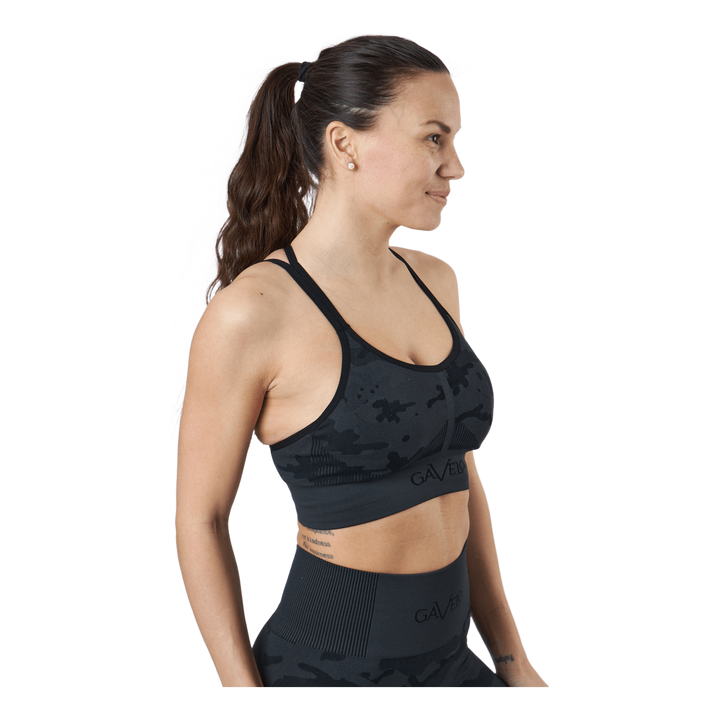 Seamless Anthracite Sports Bra Dark Grey