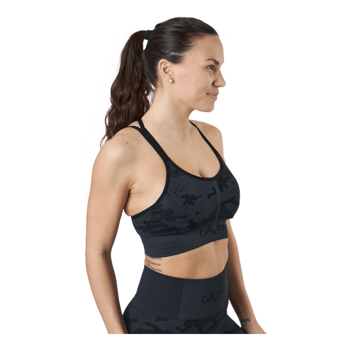 Seamless Anthracite Sports Bra Dark Grey