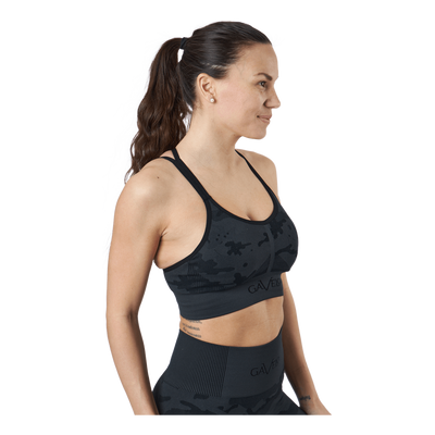 Seamless Anthracite Sports Bra Dark Grey