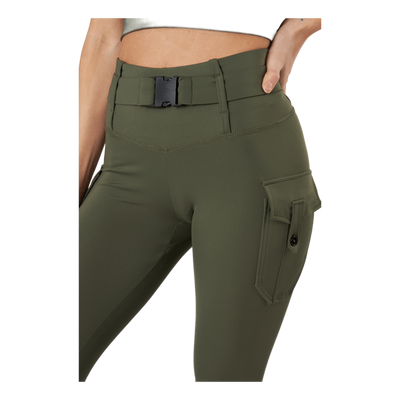Cargo Leggings Military Green