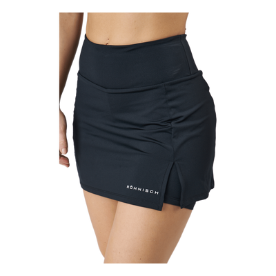 Court Jersey Skort Black