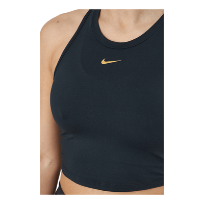 Nike Dri-fit One Luxe Women's  Black/metallic Gold